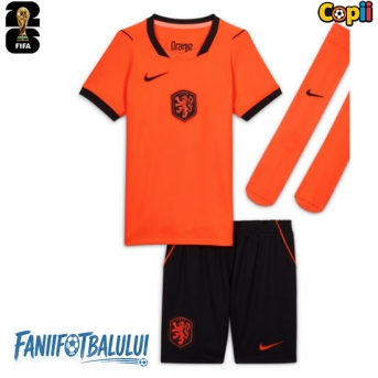 Țările de Jos Echipament de Fotbal Replică Mondial 2026 Copii Acasa (+ Șorturi)
